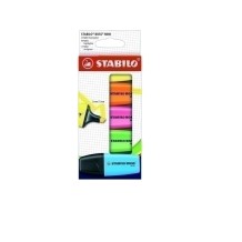 marcador fluor stabilo boss mini estuche de 5 uds