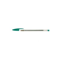 boligrafo verde bic cristal unidad
