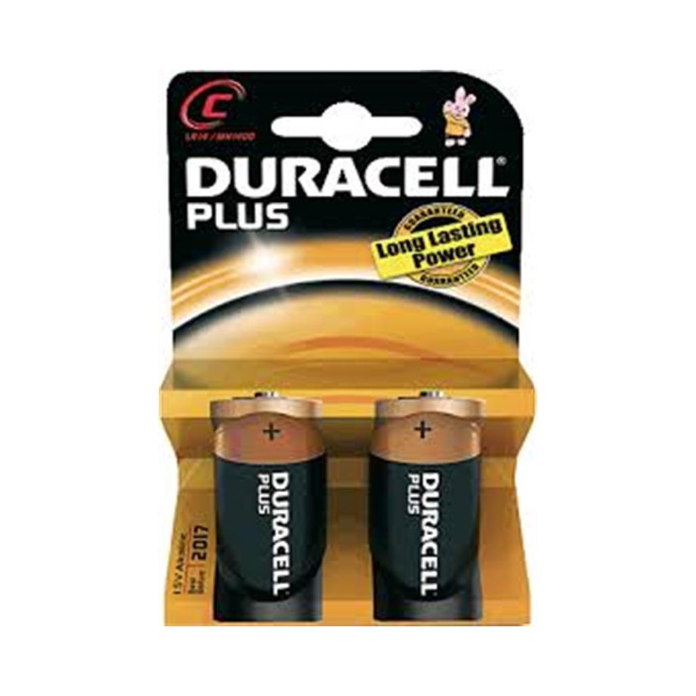 pilas duracell c plus mn1400lr14 blister 2 uds