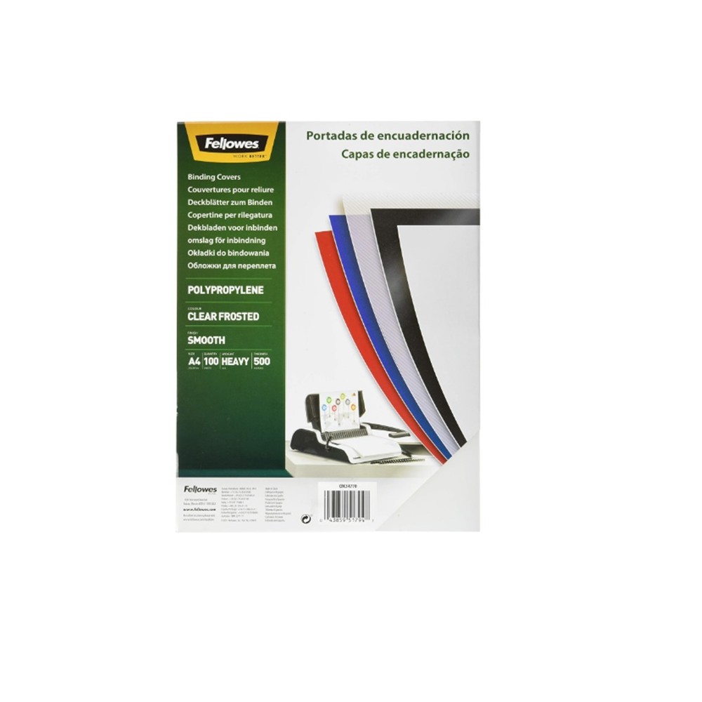 tapas encuadernacion polipropileno clear frosted smooth tran