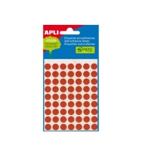 gomets circulares diam 13 mm rojo paq 175 uds