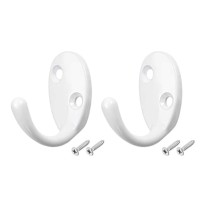 gancho  perchero individual de pared 46 x 25 x 42 mm acero