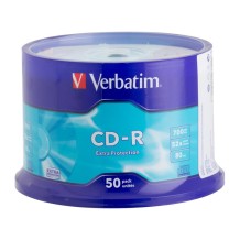 verbatim cdr bobina extra protection 52x700mb 80min paq 5
