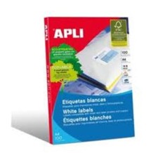 etiquetas blancas apli cantos rectos ilc105 x 57 mm caja 