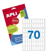 etiquetas adhesivas manuales no imprimibles a5 8 x 20 mm ap