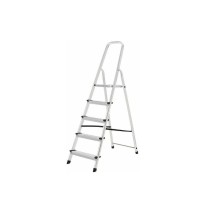 escalera de aluminio plegable 5 peldanos