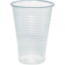 vaso de plastico de 220cc transparente paq 100 uds