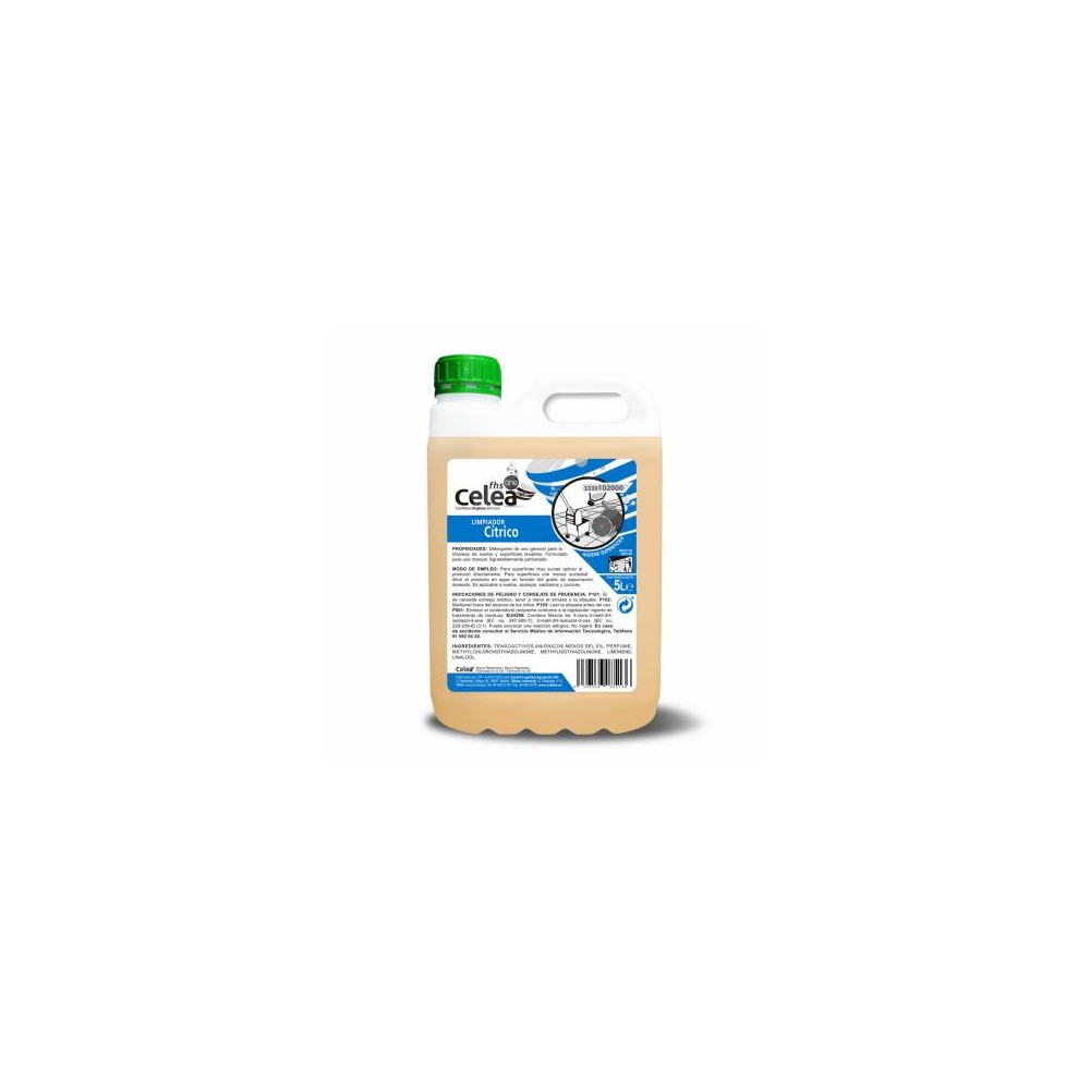 limpiador suelos bioalcohol neutro citric fhs 5 litros