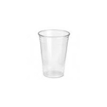 vaso de plastico de 330cc transparente paq 50 uds