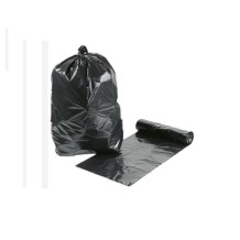 bolsa basura 70x90cm galga 200 negra fardo 300 uds  12 rol