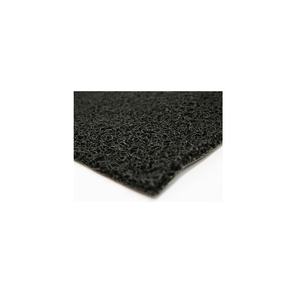 felpudo rizo vinilo 59 x 90 x 15 cm negro