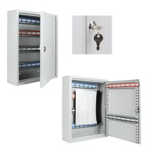 armario para 42 llaves metalico blanco 35x27x8 cm unidad