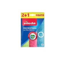 bayeta microfibra antibacteriana 30x30 de 3 colores rosave