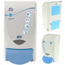 jabonera  dispensador de pared de jabon en espuma deb clean