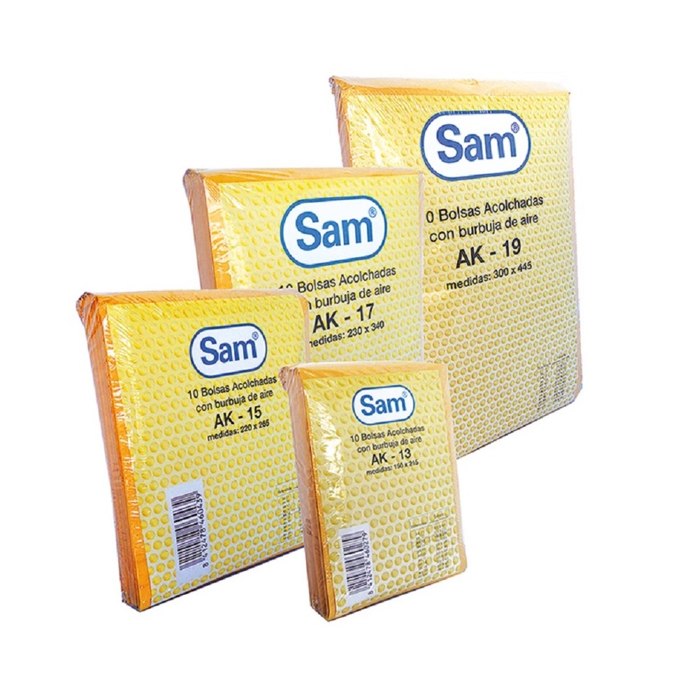 bolsa burbuja kraft con cinta adhesiva 100x165mm n11 paq