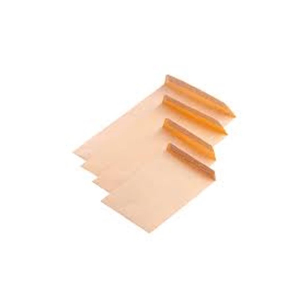 sobrebolsa sam 250x353 mm kraft 90 gr autoadhesivo caja 