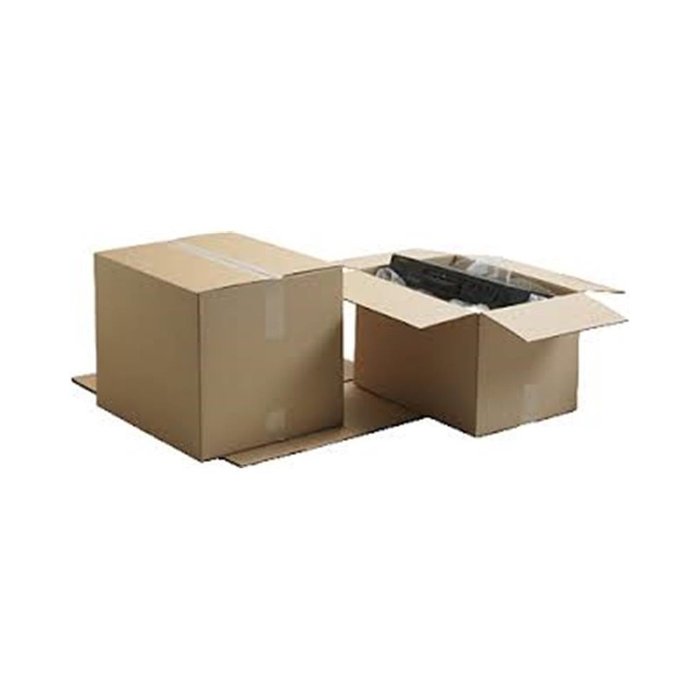caja carton embalaje canal simple 29x17x38cm marron unidad