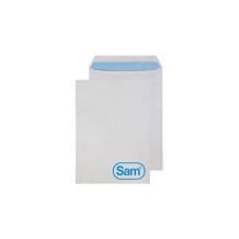 sobre sam 229x324 blanco 100g tamano folio sin ventana tira 