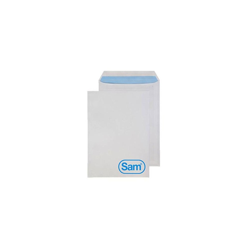 sobre sam 229x324 blanco 100g tamano folio sin ventana tira 