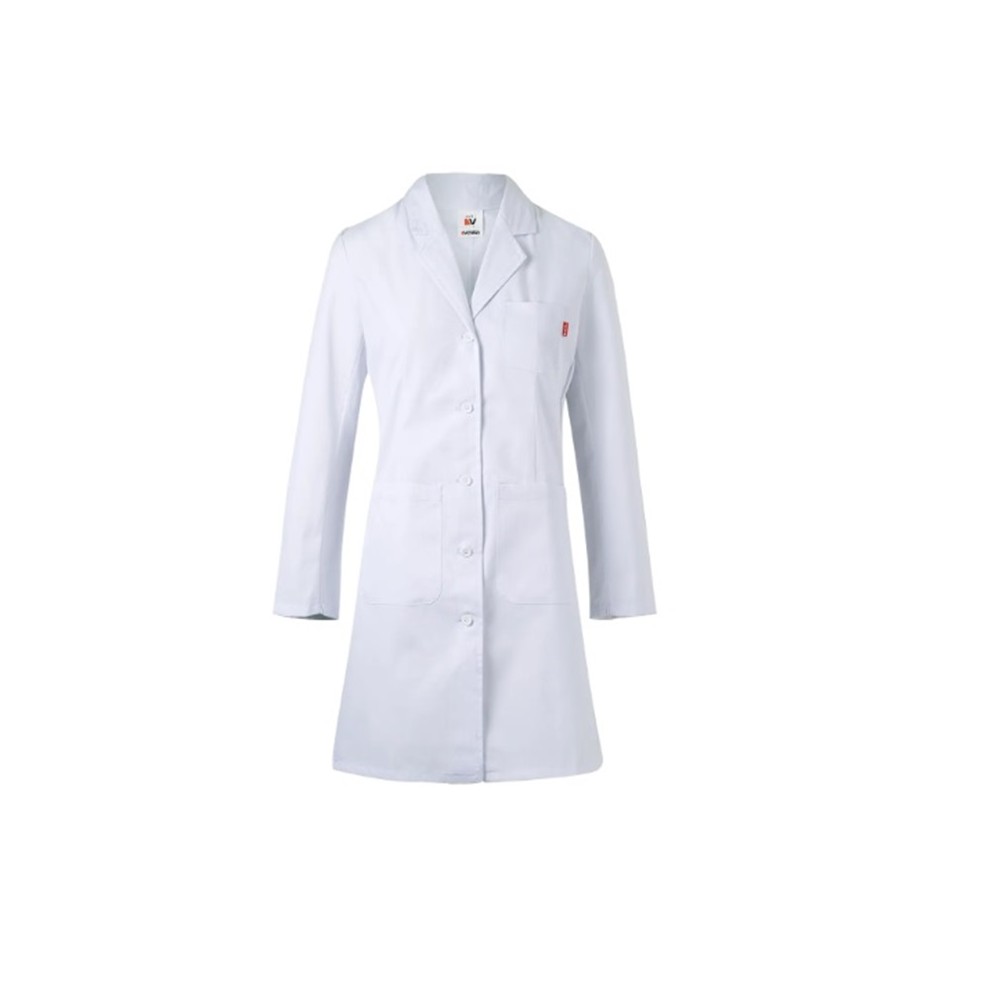 bata blanca senora manga larga talla 2xl5254