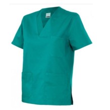 camisola unisex pijama manga corta verde xs talla 0