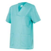 camisola unisex pijama manga corta verde m talla 4