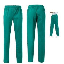 pantalon unisex cintura elastica verde s talla 2