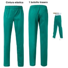 pantalon unisex cintura elastica verde 3xl talla 12