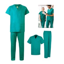 conjunto pijama unisex verde 2xl talla 10