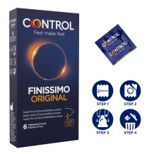 preservativos control finissimo original paq de 6 uds