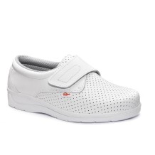 zapato blanco dian 1900 cerrado con velcro n 45 unidad