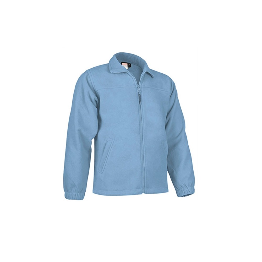 polar dakota manga larga y cremallera azul celeste talla s