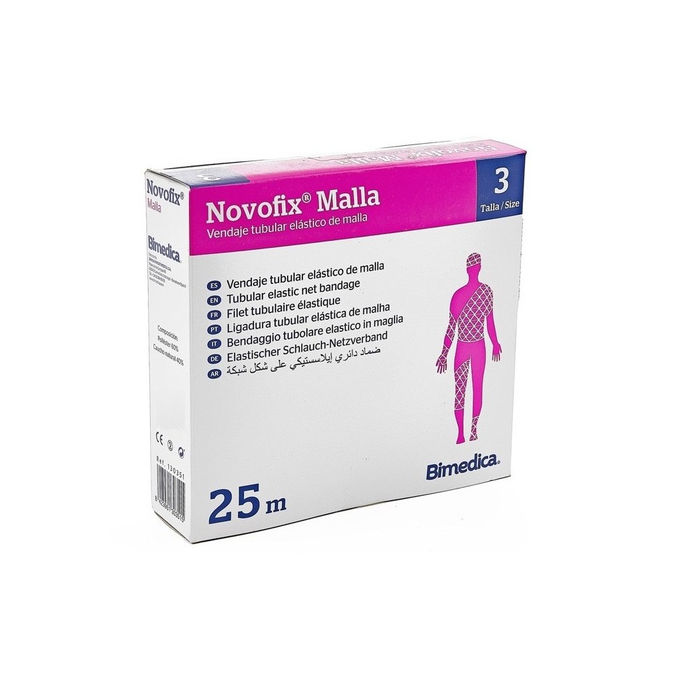 venda tubular malla 25 metros n 3 brazo pierna codo rod