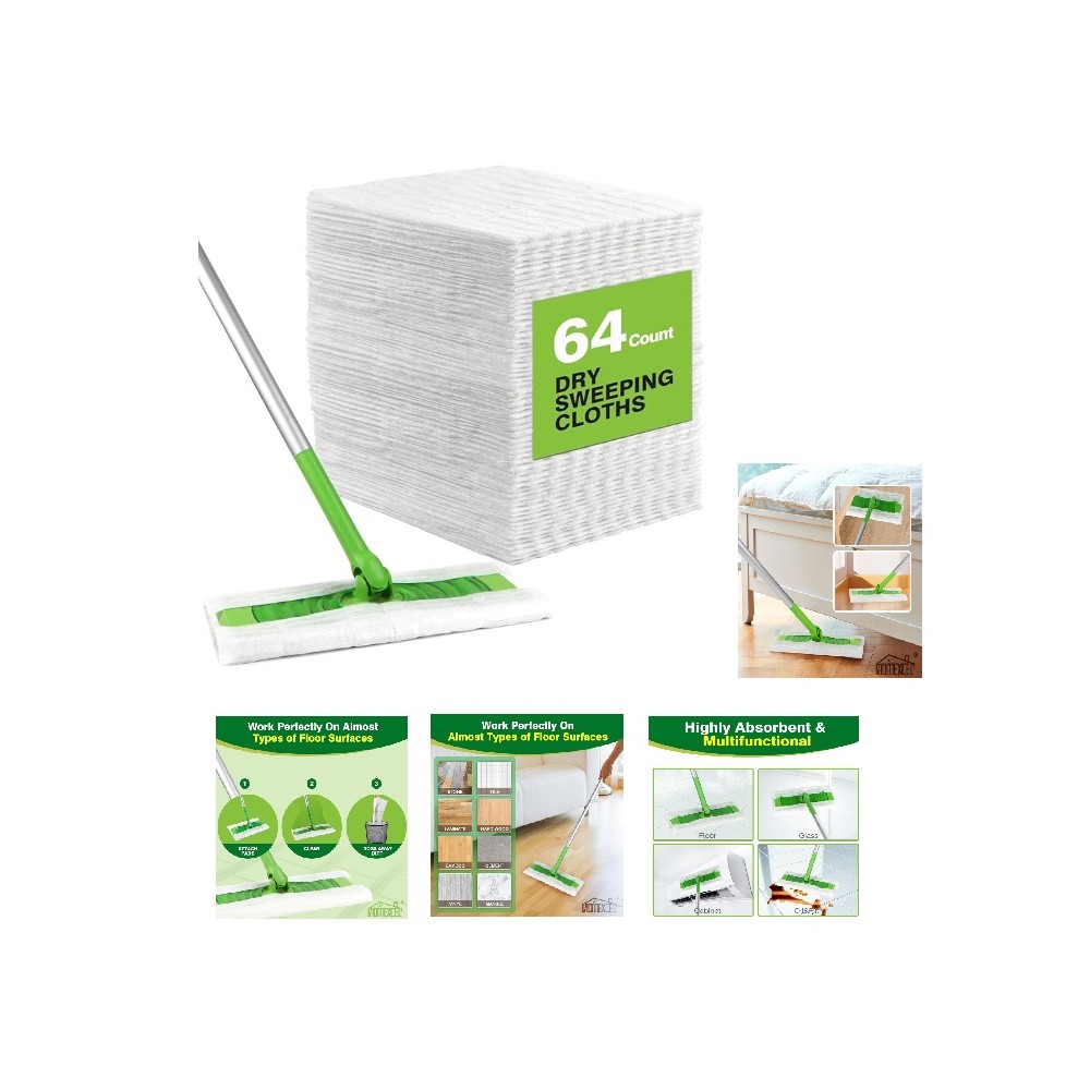 recambios mopa desechables para fregona y limpieza de suelos