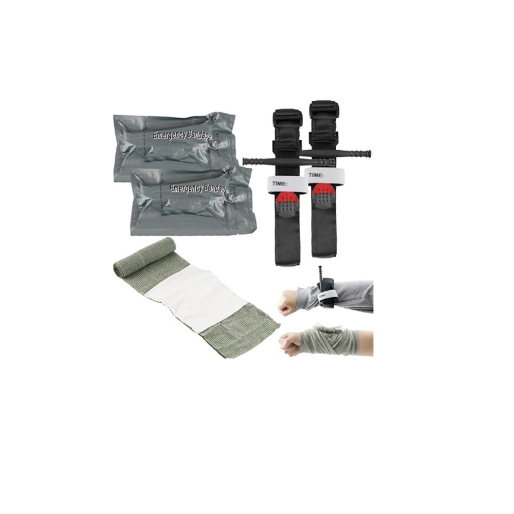 torniquete 2 piezas de 6 para primeros auxilios