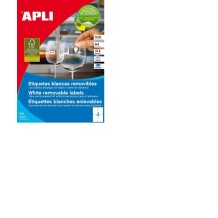 etiquetas apli blanca 4 etiquetas por hoja 105x148 paq 100
