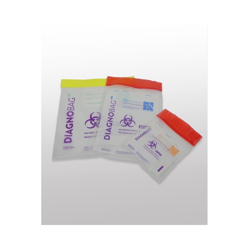 bolsa de polietileno a4 sin absorbente diagnobag 400 uds