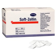 toallitas con alcohol softzellin 60x30 mm hartmann paq 10