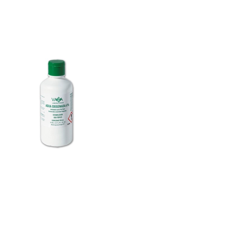 agua oxigenada 10 vv laboratorios vaza envase 250ml