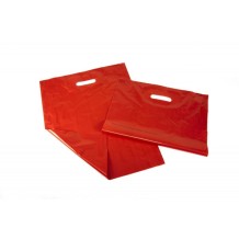 bolsa asa troquelada 40 x 50 cm rojo coplasem paq 100 uds