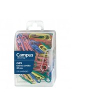 clips plano colores surtidos 28 mm campus paq 100 uds