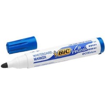 marcador pizarra punta conica 5mm azul bic velleda unidad