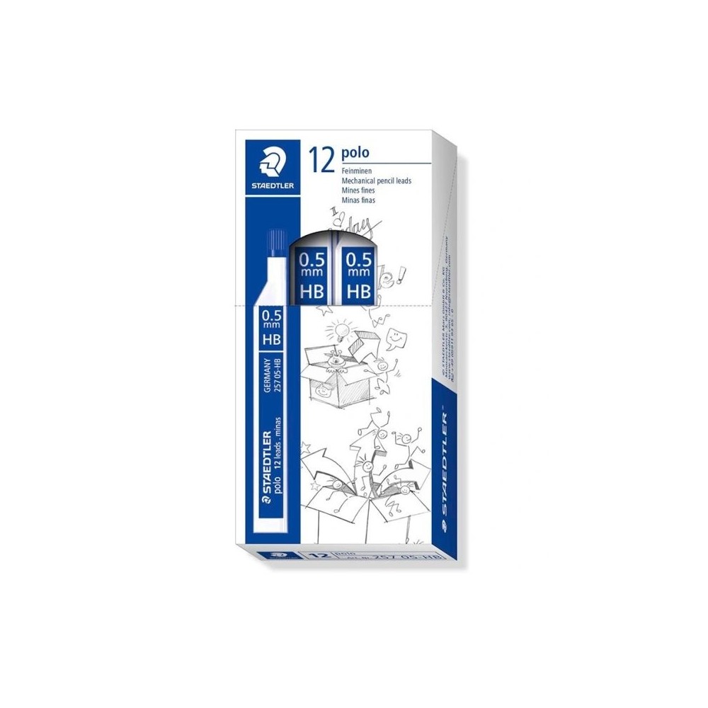 minas polo de 05mm staedtler graduacion hb calidad estanda