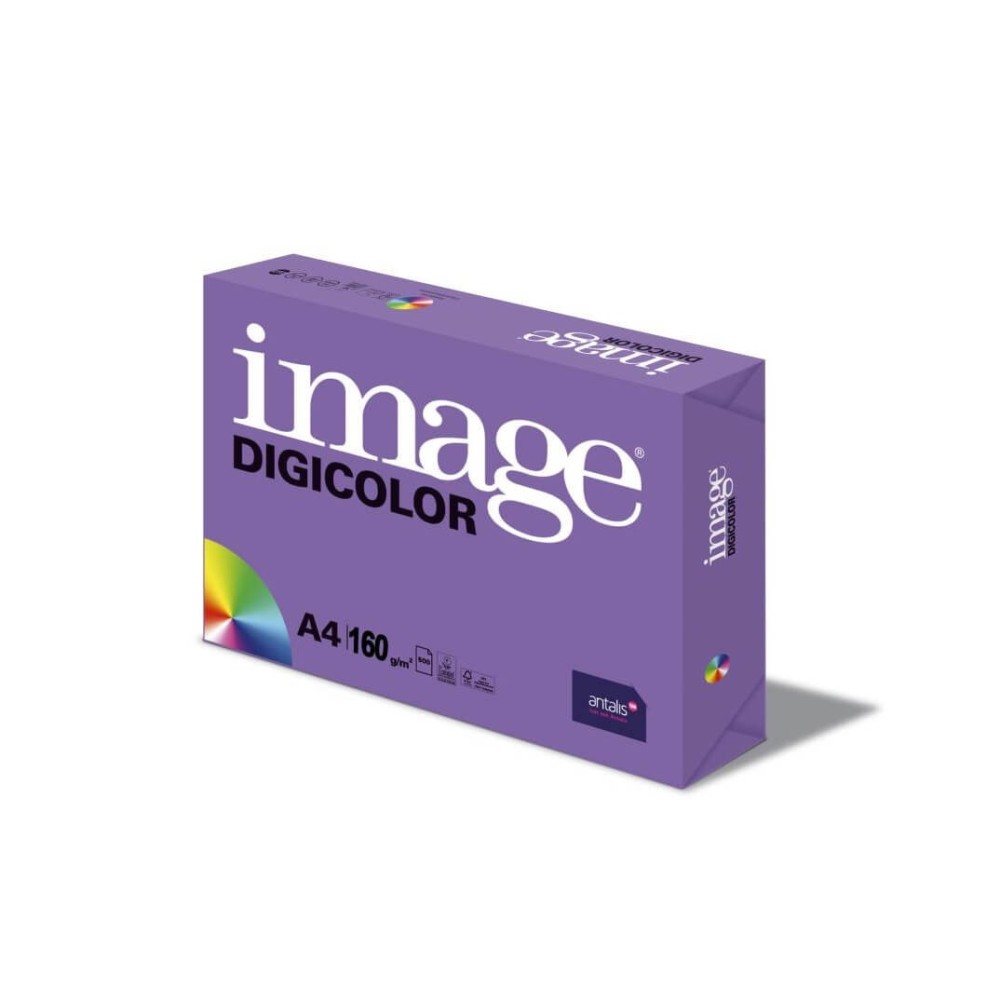 papel impresion laser a4 160gr image digicolor  paq 250 ho
