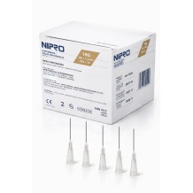 aguja hipodermica 19g 1 14 11mmx30mm ocre nipro paq 100
