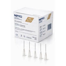 aguja hipodermica 19g 1 12 11mmx40mm ocre nipro paq 100