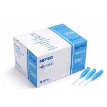 aguja hipodermica 23g 1 14 06mmx30mm azul nipro paq 100