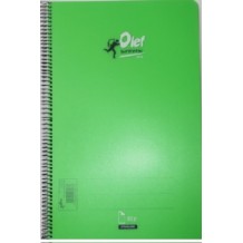 block olef tapa pp folio 80h liso 90gr color unidad