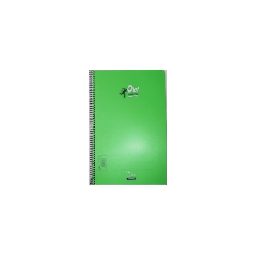 block olef tapa pp folio 80h liso 90gr color unidad