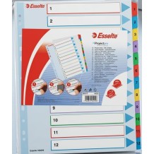 separadores reutilizables para fundas multitaladro esselte 